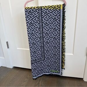 Versace Multicolor Geometric Scarf